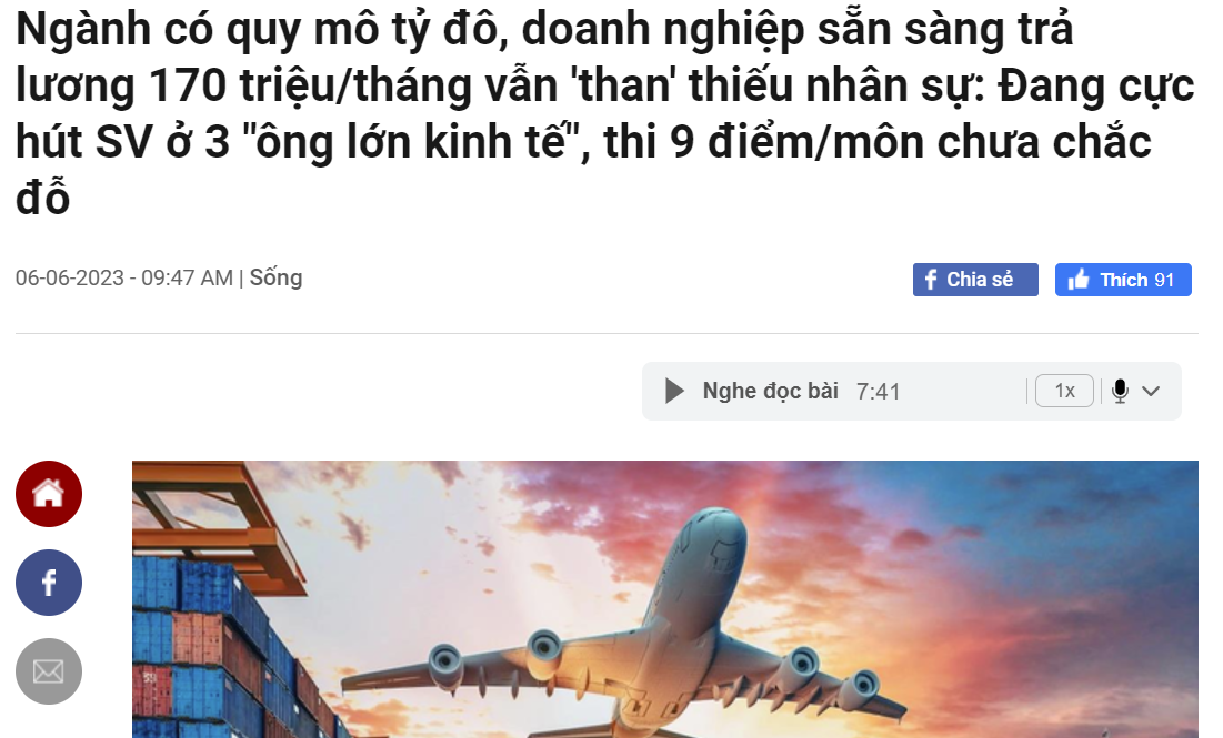 SINH VIÊN VÀ NGÀNH LOGISTICS VIETNAM!